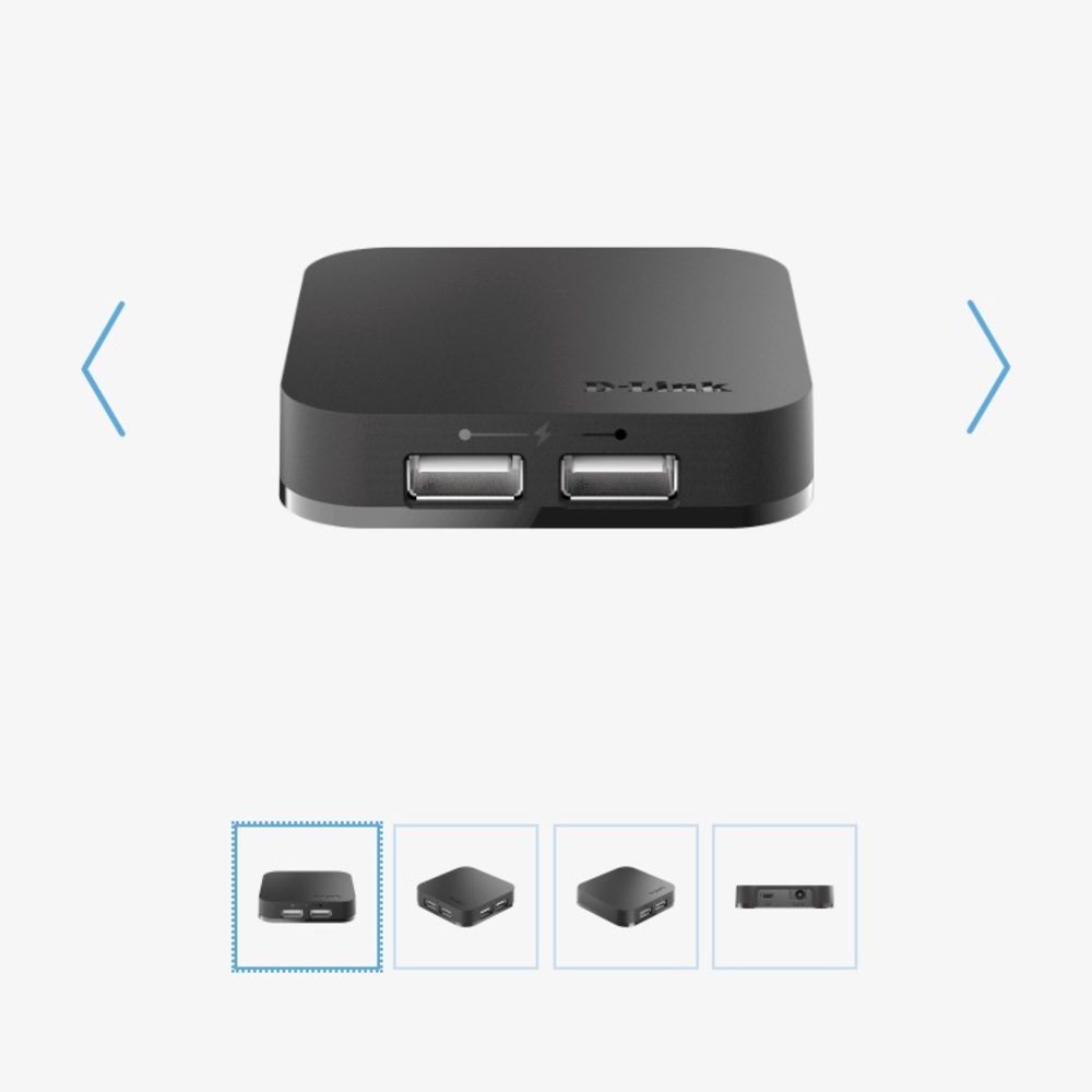 NWOT D-Link USB 2.0 Hub Black - Picture 2 of 9